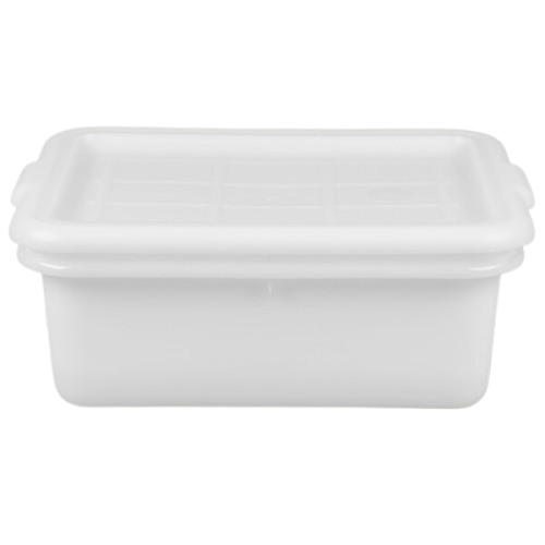 a2zhospo White Perforated Plastic Freezer-Safe Drain Box Combo, 21.5" x 15.75" x 7"
