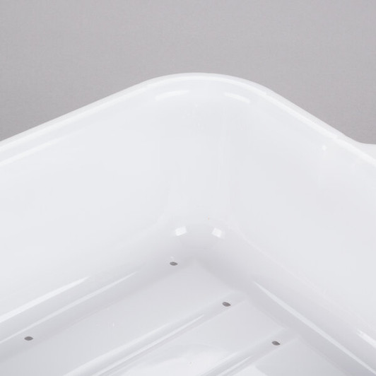 a2zhospo DBF57 White Perforated Freezer-Safe Drain Box Combo, 21 1/4" x 15 3/4" x 5"