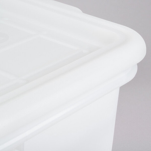a2zhospo DBF57 White Perforated Freezer-Safe Drain Box Combo, 21 1/4" x 15 3/4" x 5"