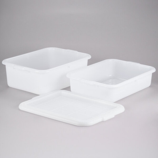 a2zhospo DBF57 White Perforated Freezer-Safe Drain Box Combo, 21 1/4" x 15 3/4" x 5"