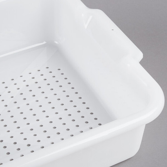 a2zhospo 52616 Perforated Plastic Drain Box – Durable, Food-Safe Storage Solution