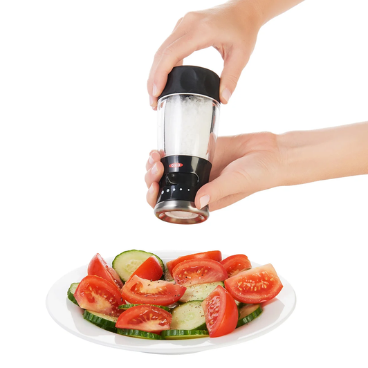 OXO SoftWorks Salt and Pepper Grinder Set, Adjustable Coarseness, Durable Design