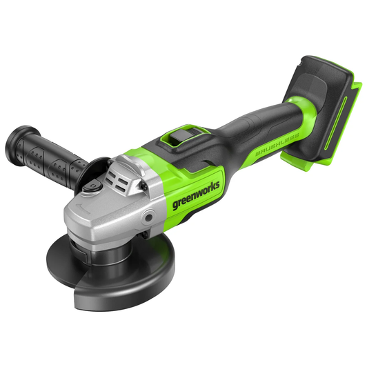 Greenworks 24V 4.5" Brushless Angle Grinder, Cordless Grinder for Cutting, Grinding, Polishing, and More