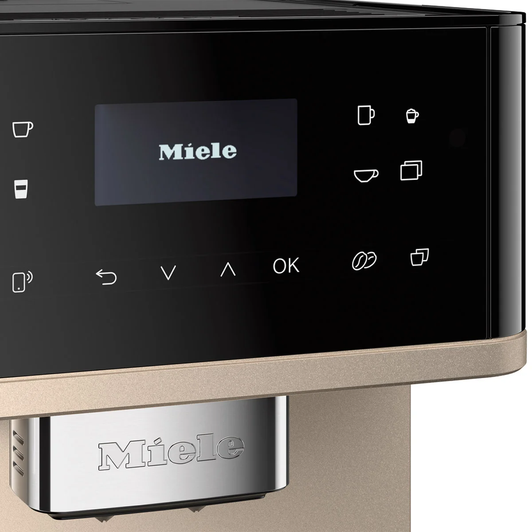Miele CM6360 Milk Perfection Countertop Coffee Machine, Automatic Coffee Maker with Advanced Milk Frothing