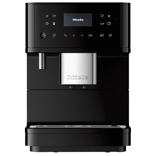 Miele CM6160 Milk Perfection Coffee Machine, Countertop Espresso & Coffee Maker, Obsidian Black