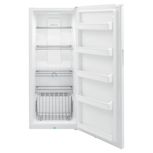 Frigidaire 13 cu. ft. White Upright Freezer with Door Ajar Alarm