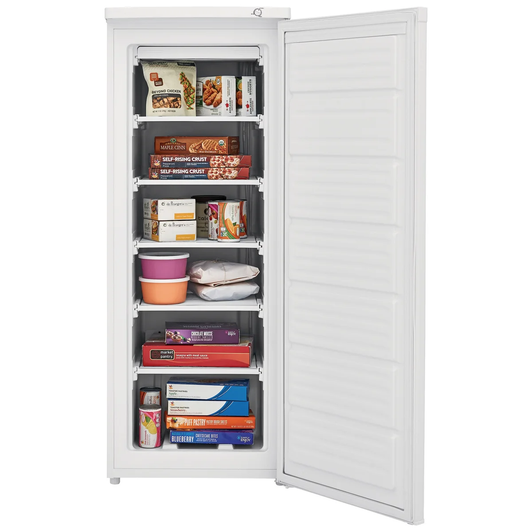 Frigidaire 6 cu. ft. White Upright Freezer – Efficient and Space-Saving Freezer for Your Home