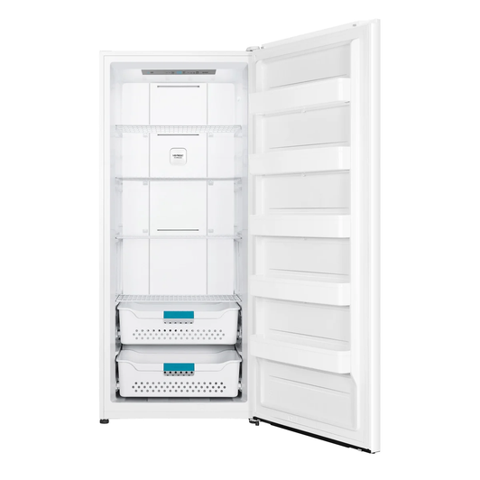 Hisense 21.2 cu ft. White Convertible Upright Fridge or Freezer – Spacious, Flexible, and Stylish Storage Solution