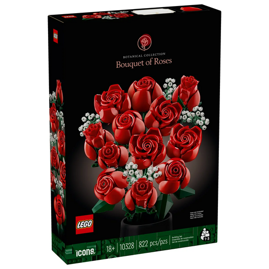 LEGO Botanical Collection: Icons Bouquet of Roses 10328 – Build a Timeless Floral Masterpiece!