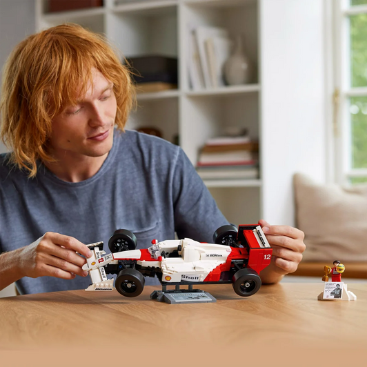 LEGO Icons McLaren MP4/4 & Ayrton Senna Model Race Car 10330 – Celebrate Racing Legacy!