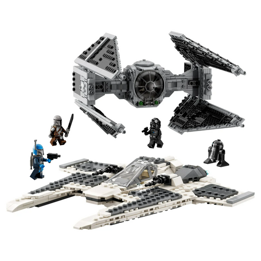 LEGO Star Wars Mandalorian Fang Fighter vs. TIE Interceptor 75348 – Epic Space Battle Awaits!
