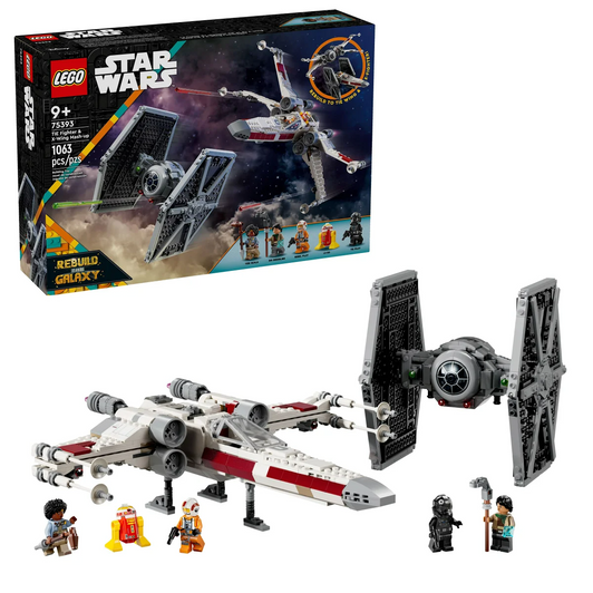 LEGO Star Wars TIE Fighter & X-Wing Mash-up 75393 – An Unprecedented Galactic Showdown!