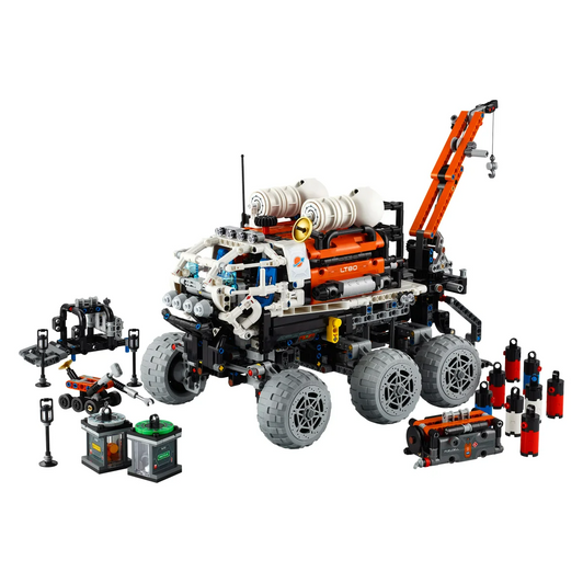 LEGO Technic Mars Crew Exploration Rover 42180 Building Set with Robotic Arm, Working Suspension, and Space Exploration Features