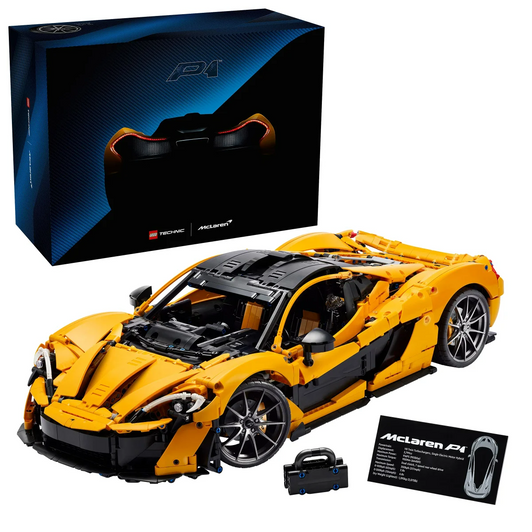 LEGO Technic McLaren P1 Hypercar F1 (Model 42172) with Bonus LEGO Technic Lamborghini Huracán Tecnica (Model 42161)