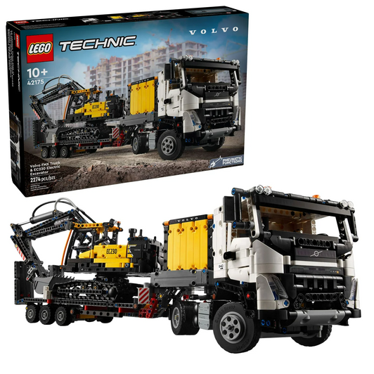 LEGO Technic Volvo FMX Truck & EC230 Electric Excavator (Model 42175)