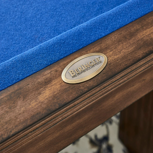 Beringer Trident Exotic Solid Wood 8 ft Slate Billiard Table