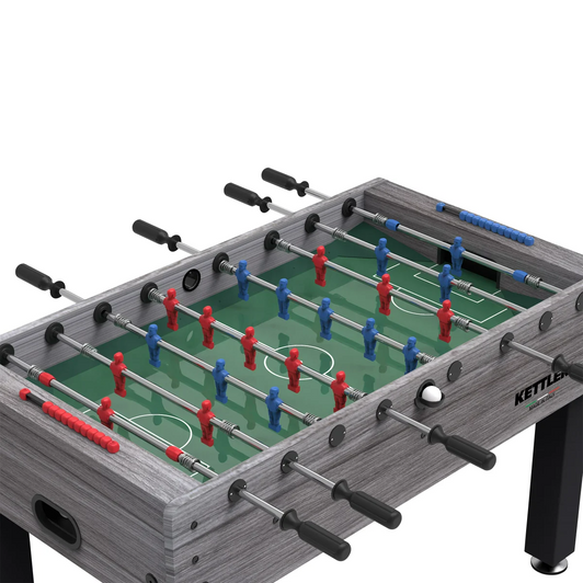 KETTLER Tournament Indoor Foosball Table with Ergonomic Handles