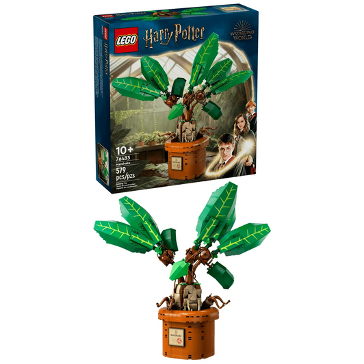 LEGO Harry Potter Mandrake Magical Plant Building Set (76433)
