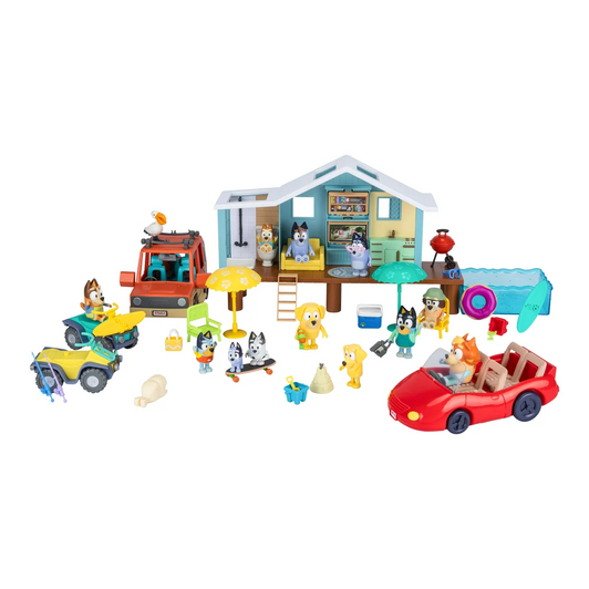 Bluey Friends & Family Beach Adventure Playset