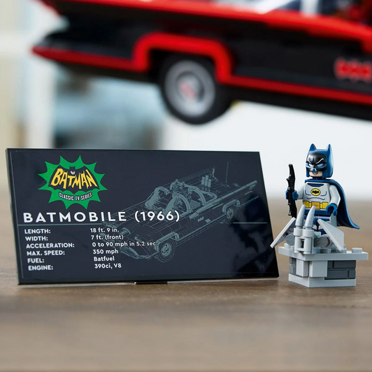 LEGO DC Batman Classic TV Series Batmobile Set with Collectible Figures (76328)