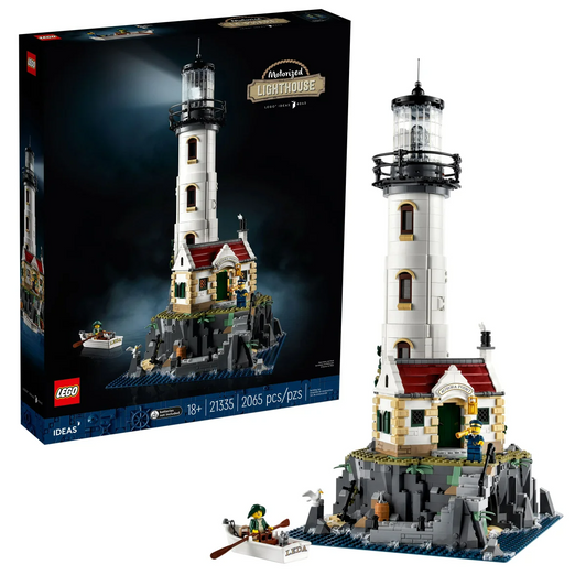 LEGO Ideas Motorized Lighthouse 21335 with LEGO Architecture London 21034 Set