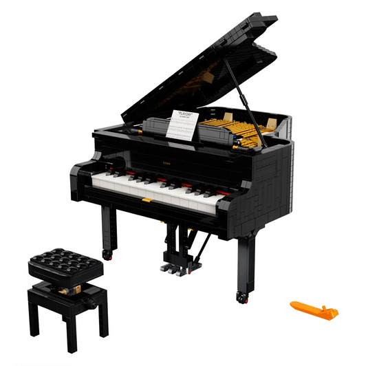 LEGO Ideas Grand Piano 21323 with LEGO Orchid Plant Decor Building Kit 10311 Bundle