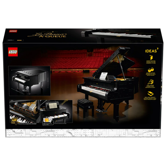 LEGO Ideas Grand Piano 21323 with LEGO Orchid Plant Decor Building Kit 10311 Bundle