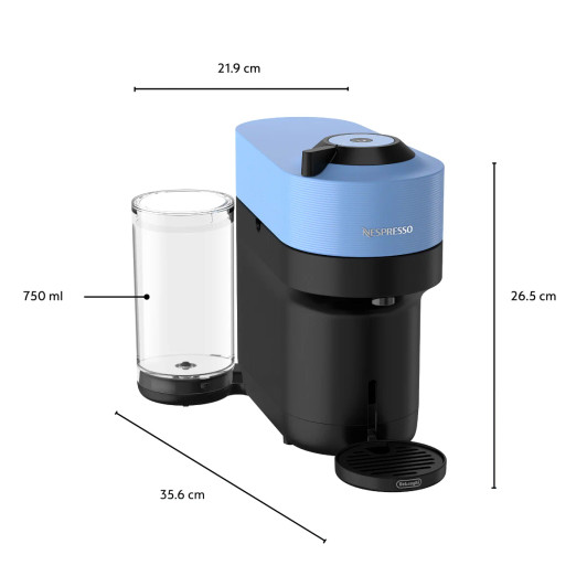 Nespresso Vertuo Pop+ Coffee & Espresso Maker with Aeroccino by De'Longhi