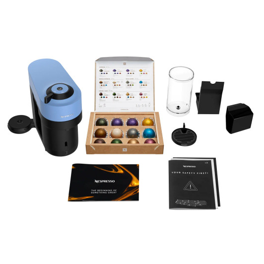 Nespresso Vertuo Pop+ Coffee & Espresso Maker with Aeroccino by De'Longhi