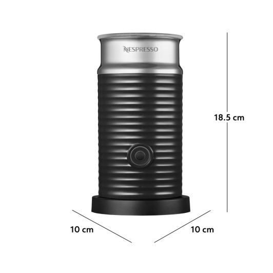 Nespresso Vertuo Next Deluxe Coffee and Espresso Machine by DeLonghi with Aeroccino, Chrome Finish