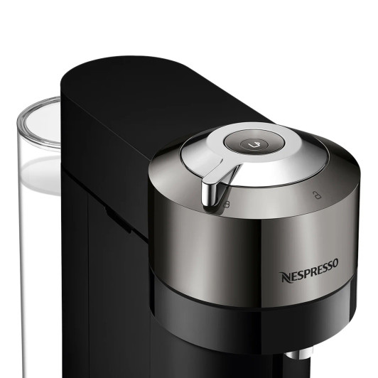 Nespresso Vertuo Next Deluxe Coffee and Espresso Maker by Breville, Chrome with Aeroccino Milk Frother