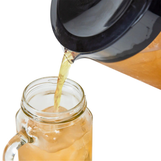 HomeCraft 3-Liter Iced Coffee and Tea Maker with Flavor Enhancer and Adjustable Brew Strength