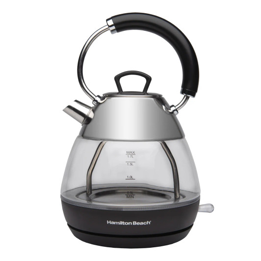 Hamilton Beach 1.7L Glass Electric Kettle