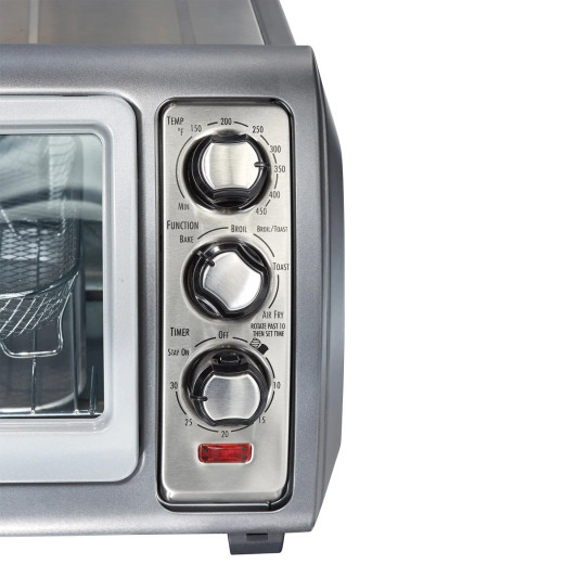 Hamilton Beach Sure-Crisp Air Fryer Toaster Oven with Roll-Top Door