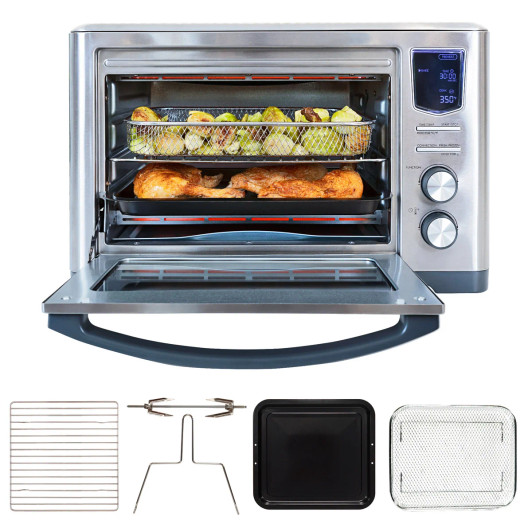 Kenmore 11-in-1 Digital Air Fryer Toaster Oven with Convection and Rotisserie