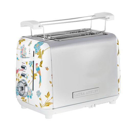 Laura Ashley 2-Slice Toaster in Elveden White Design