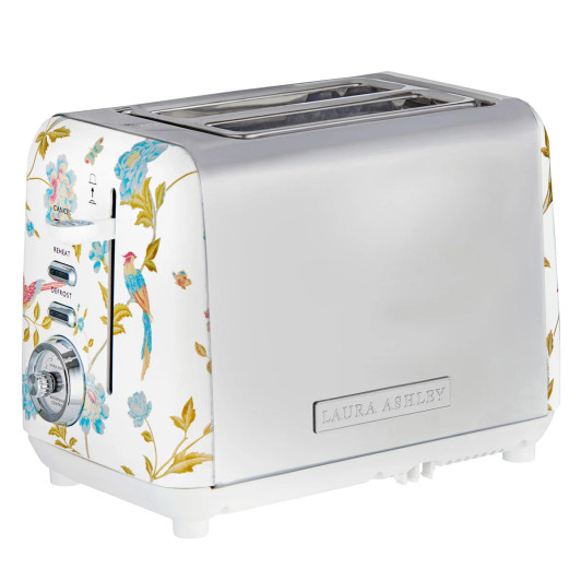 Laura Ashley 2-Slice Toaster in Elveden White Design
