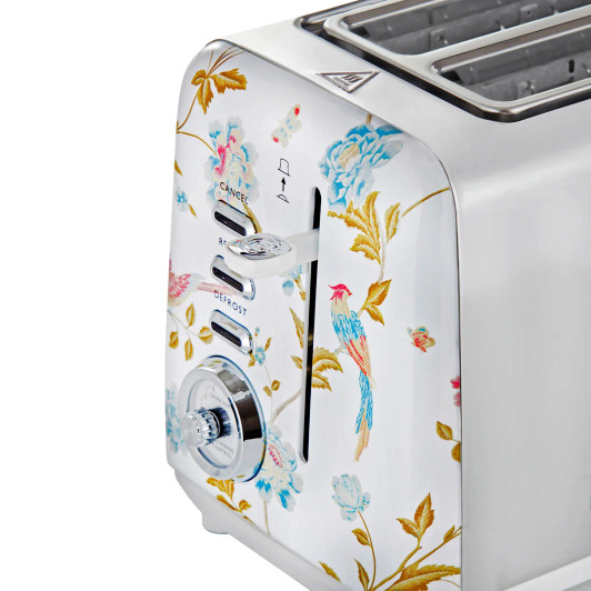 Laura Ashley 2-Slice Toaster in Elveden White Design