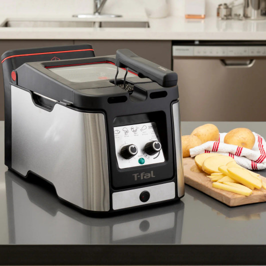 T-fal 3.5L Odorless Deep Fryer with Advanced Filtration