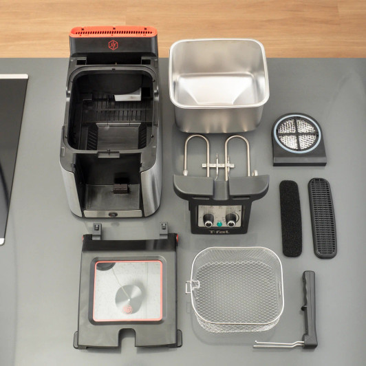 T-fal 3.5L Odorless Deep Fryer with Advanced Filtration