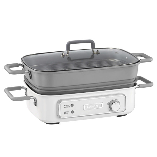 Cuisinart STACK5 5-in-1 Multifunctional Grill with Glass Lid