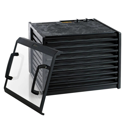 Excalibur 9-Tray Black Food Dehydrator with Timer and Clear Door