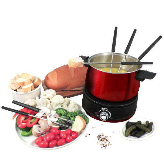 Swissmar Arolla Electric Fondue Set, 10-Piece