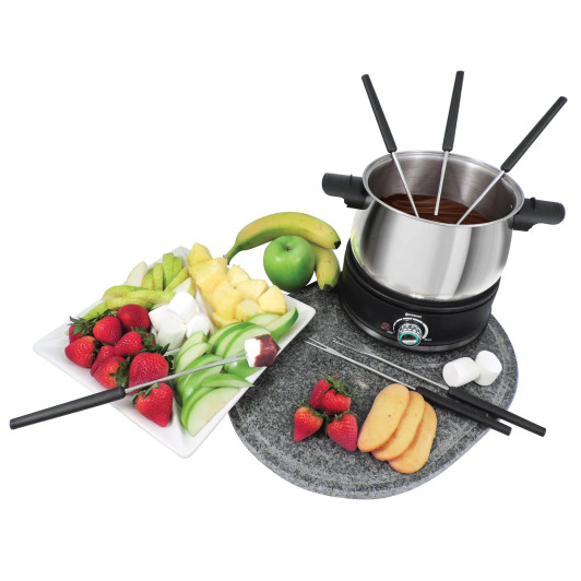Swissmar Arolla 10-Piece Electric Fondue Set