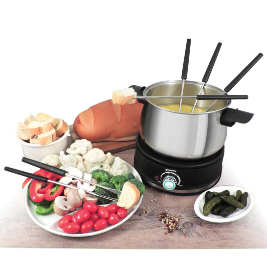 Swissmar Arolla 10-Piece Electric Fondue Set