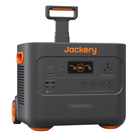 Jackery Explorer 2000 Plus Portable Power Station with Expansion Battery Pack