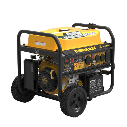 Firman 10,000W Peak / 8,000W Running Portable Generator with CO Safety Shutoff