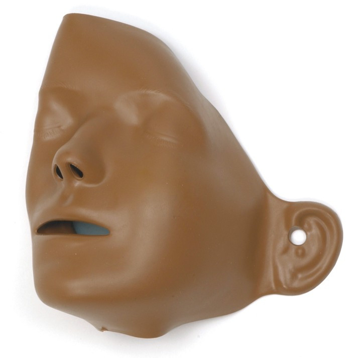 Adult Manikin Faces, Brown Skin / 6 Pack