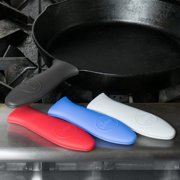 Lodge ASHHRBBG Standard Multi-Color Silicone Handle Holder Set - 12/Pack