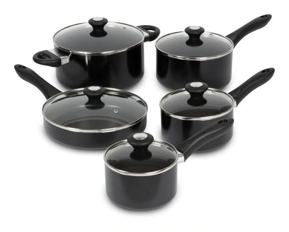 Lagostina Ticino Non-Stick Cookware Set 10-pc